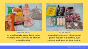 tips menyimpan lauk pauk