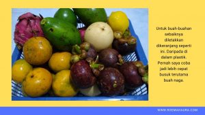 food preparation buah-buahan
