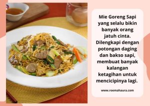 Mie goreng sapi solaria