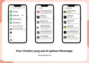 Fitur Chatbot di aplikasi WhatsApp
